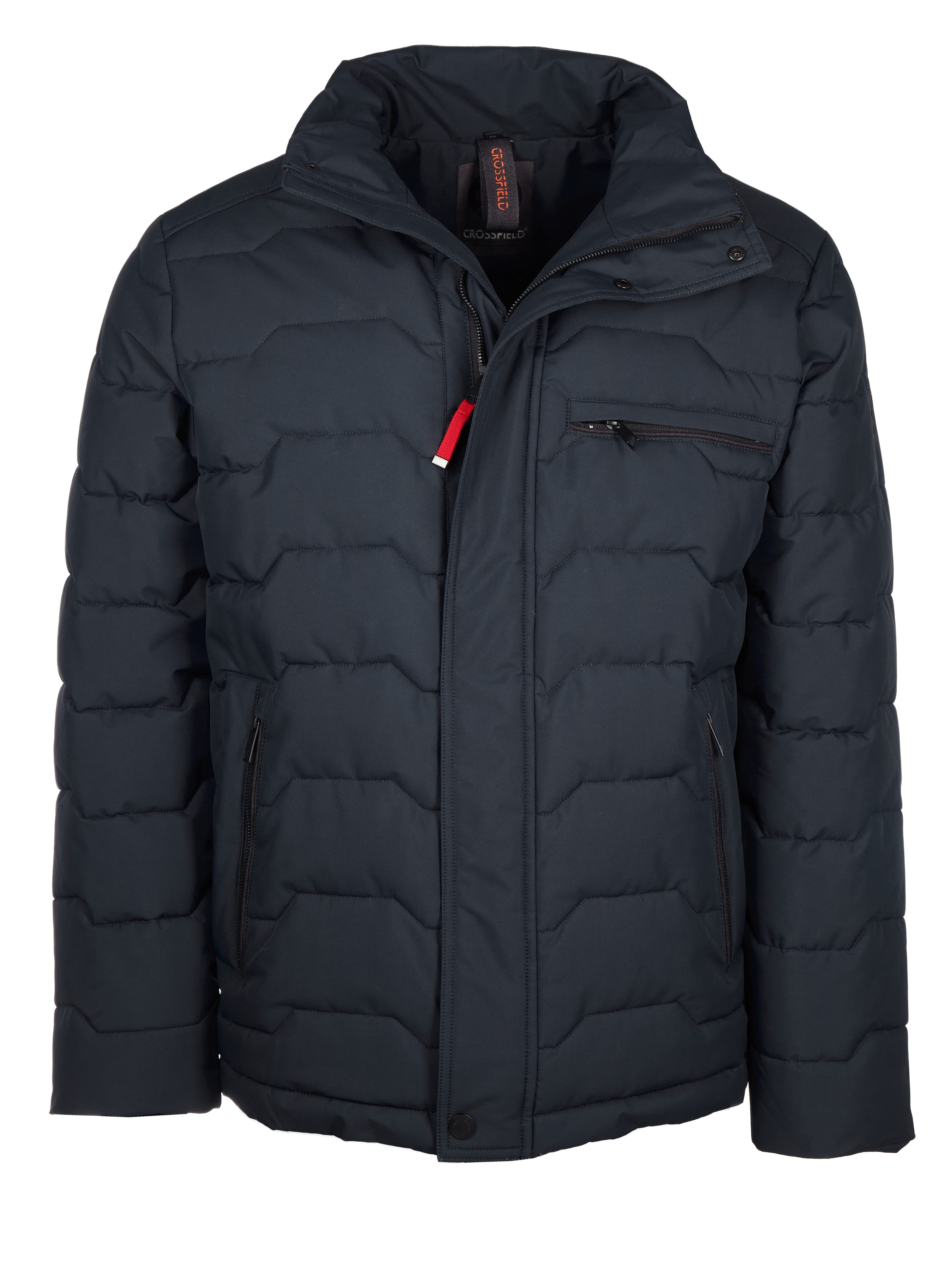CROSSFIELD Winterjacke CROSSFIELD Herren Steppjacke Winterjacke Stehkragen marine blau (kein Set)