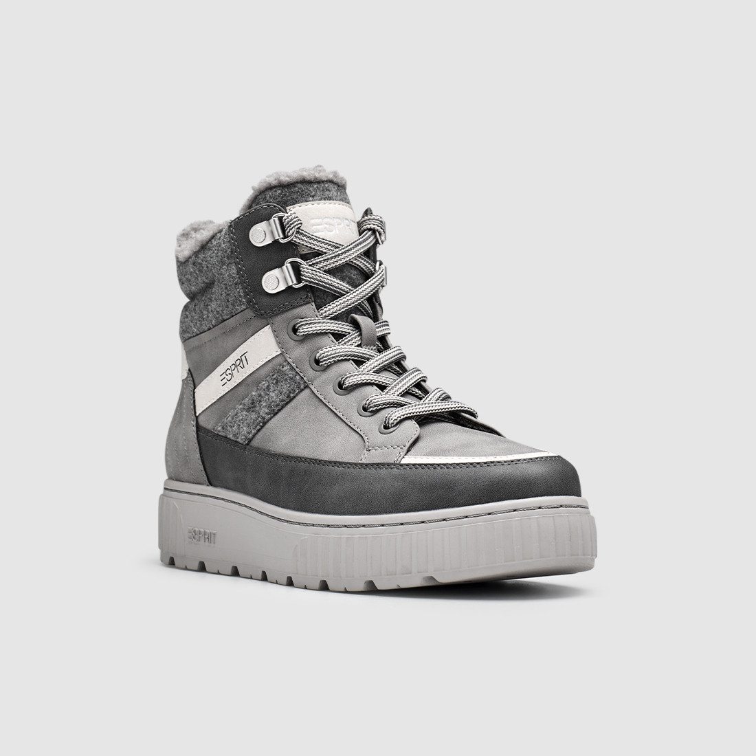 Esprit PINA Winterboots Plateauboots, Stiefelette, Keilstiefelette mit Reißverschluss