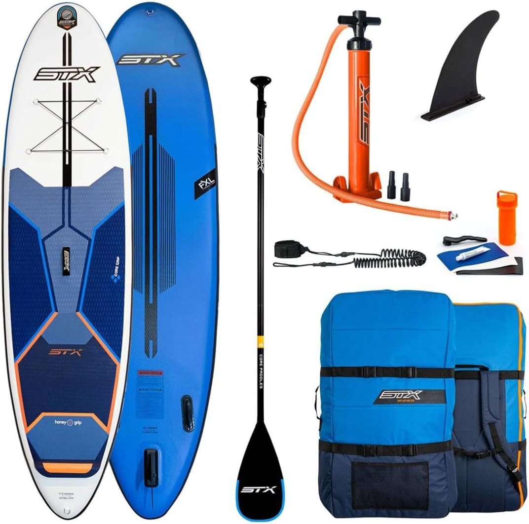 SUP-Board STX Freeride 10.6 SUP Board Set Aufblasbar inkl. Paddel Pumpe Tasche