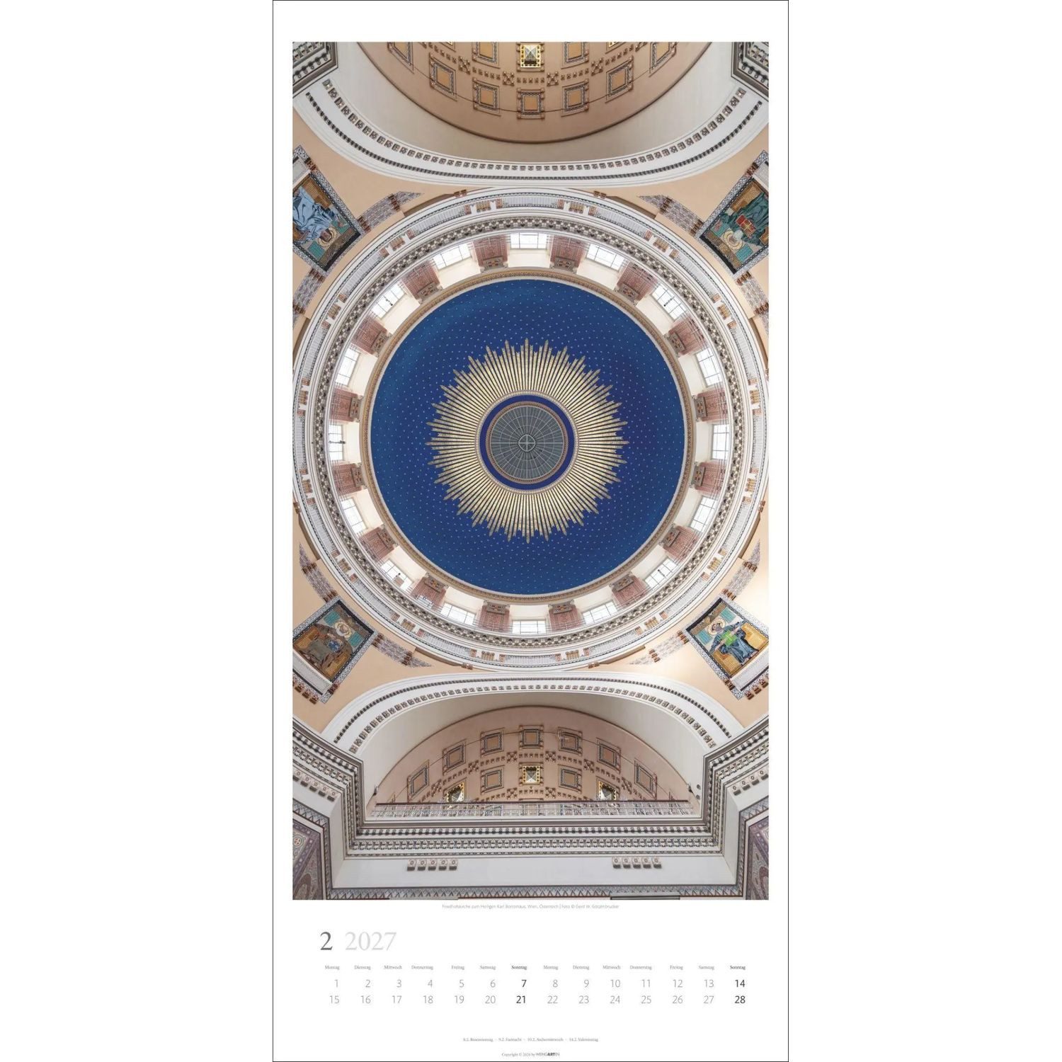Wandkalender Wie im Himmel 2027