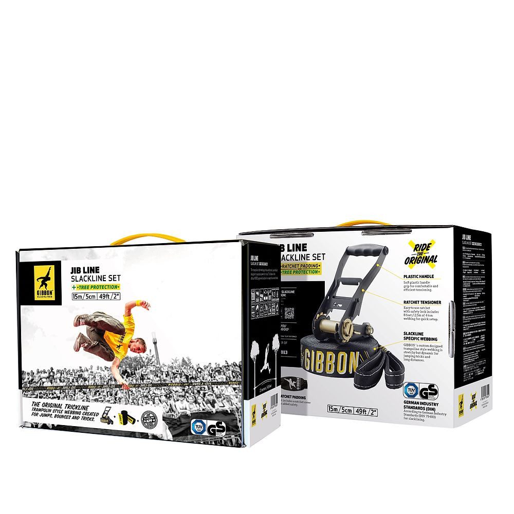 Gibbon Slackline Slackline Jibline Treewear, Speziell für Tricklining entwickelt