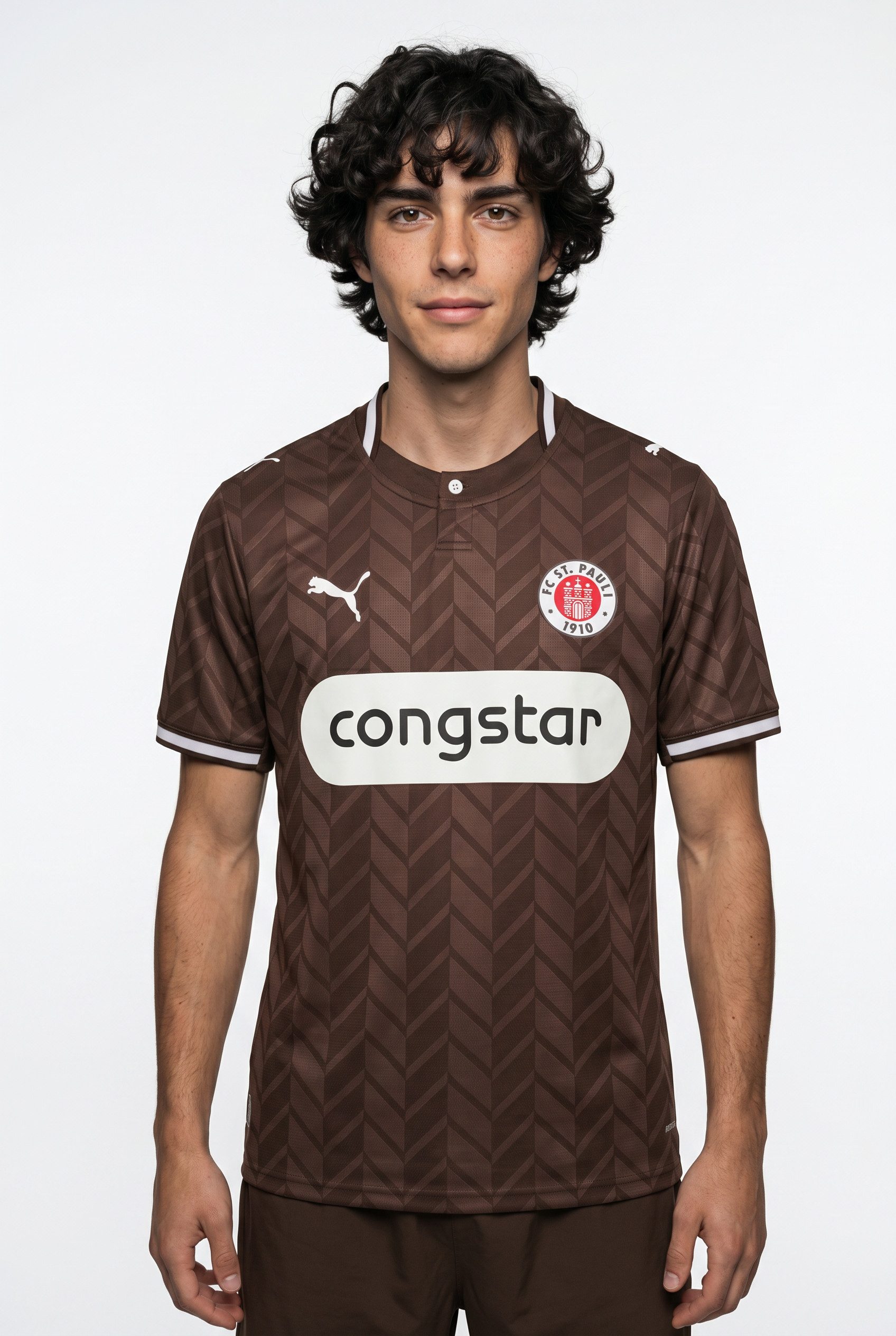 PUMA Fußballtrikot FCSP HOME JERSEY REPLICA mit Rundhalsausschnitt, Kurzarm, atmungsaktiv