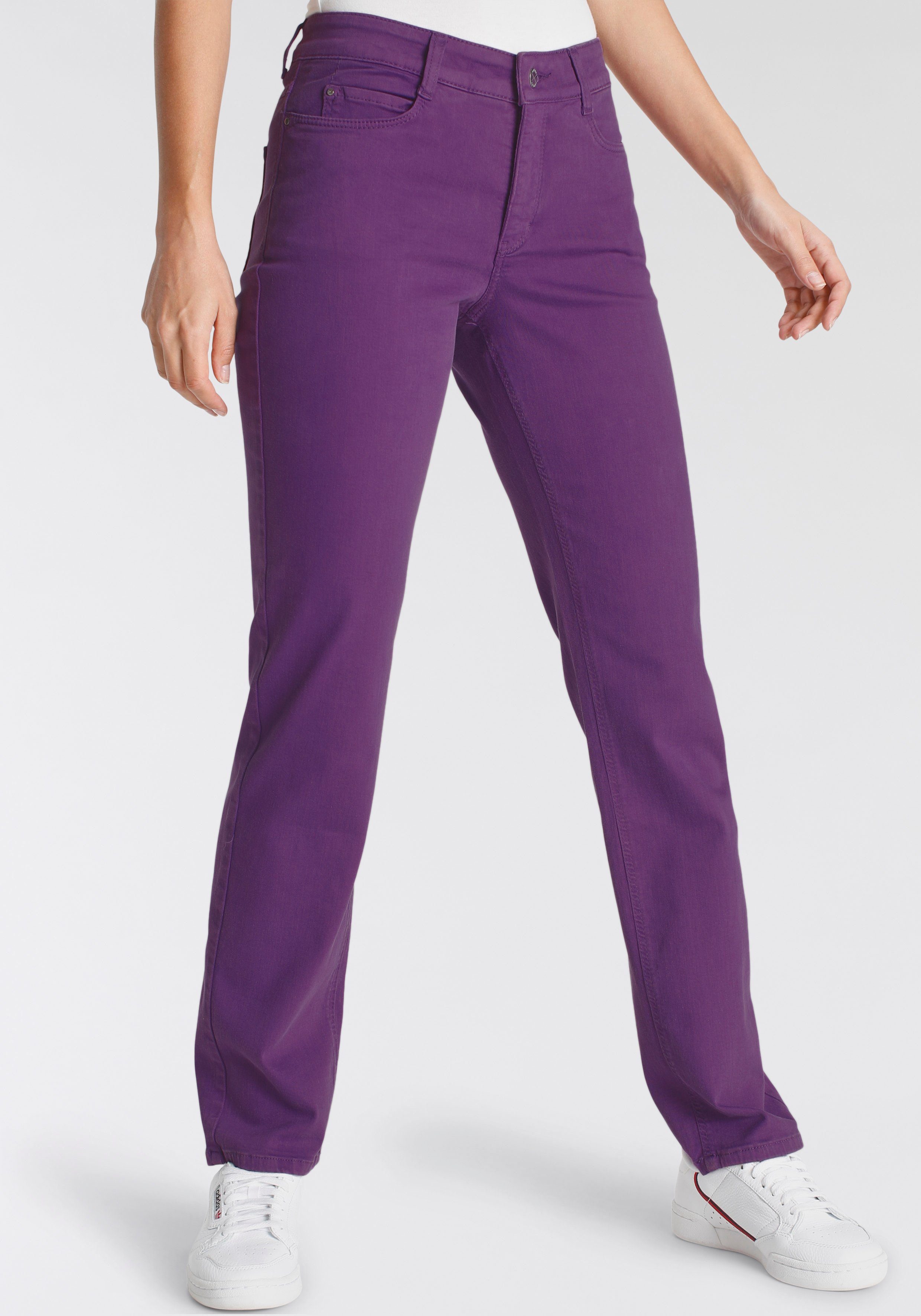 Sitz Stretch-Jeans mit Stretch MAC purple für Dream magic perfekten den