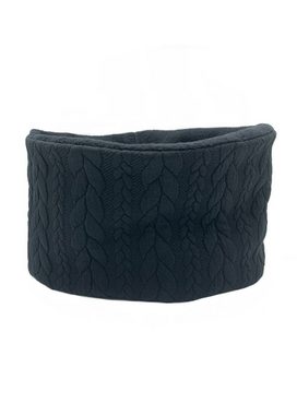 nadycat Beanie ZOPF & STYLE schwarz (2-St., Beanie mit passendem Loop) handgefertigt aus der Lausitz