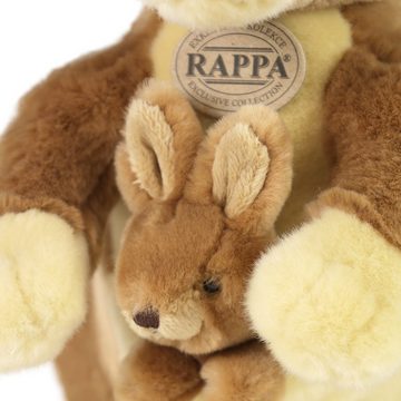 Teddys Rothenburg Kuscheltier Kuscheltier Känguru & Baby 37 cm braun Plüschkänguru