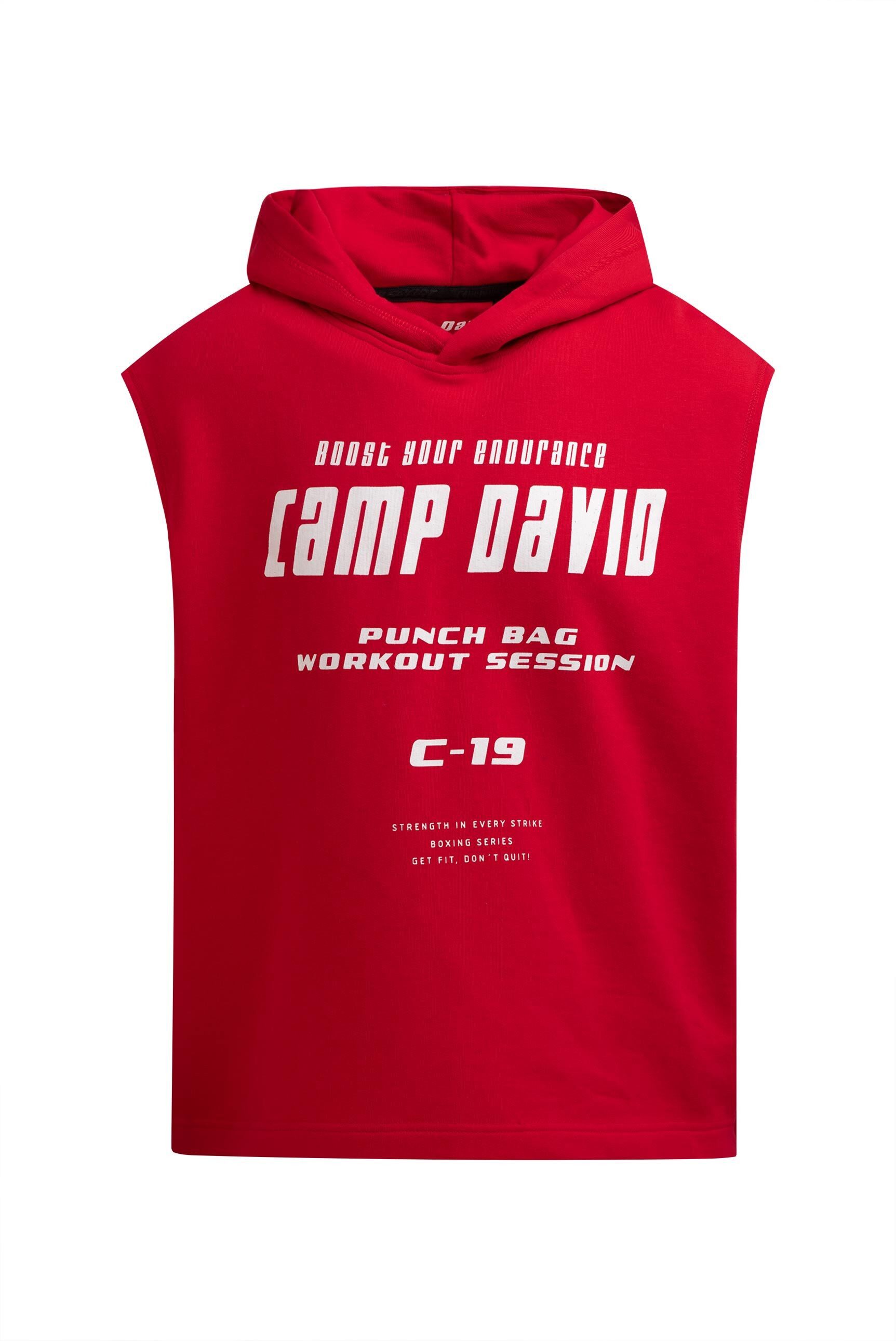 CAMP DAVID Kapuzensweatshirt aus Baumwolle