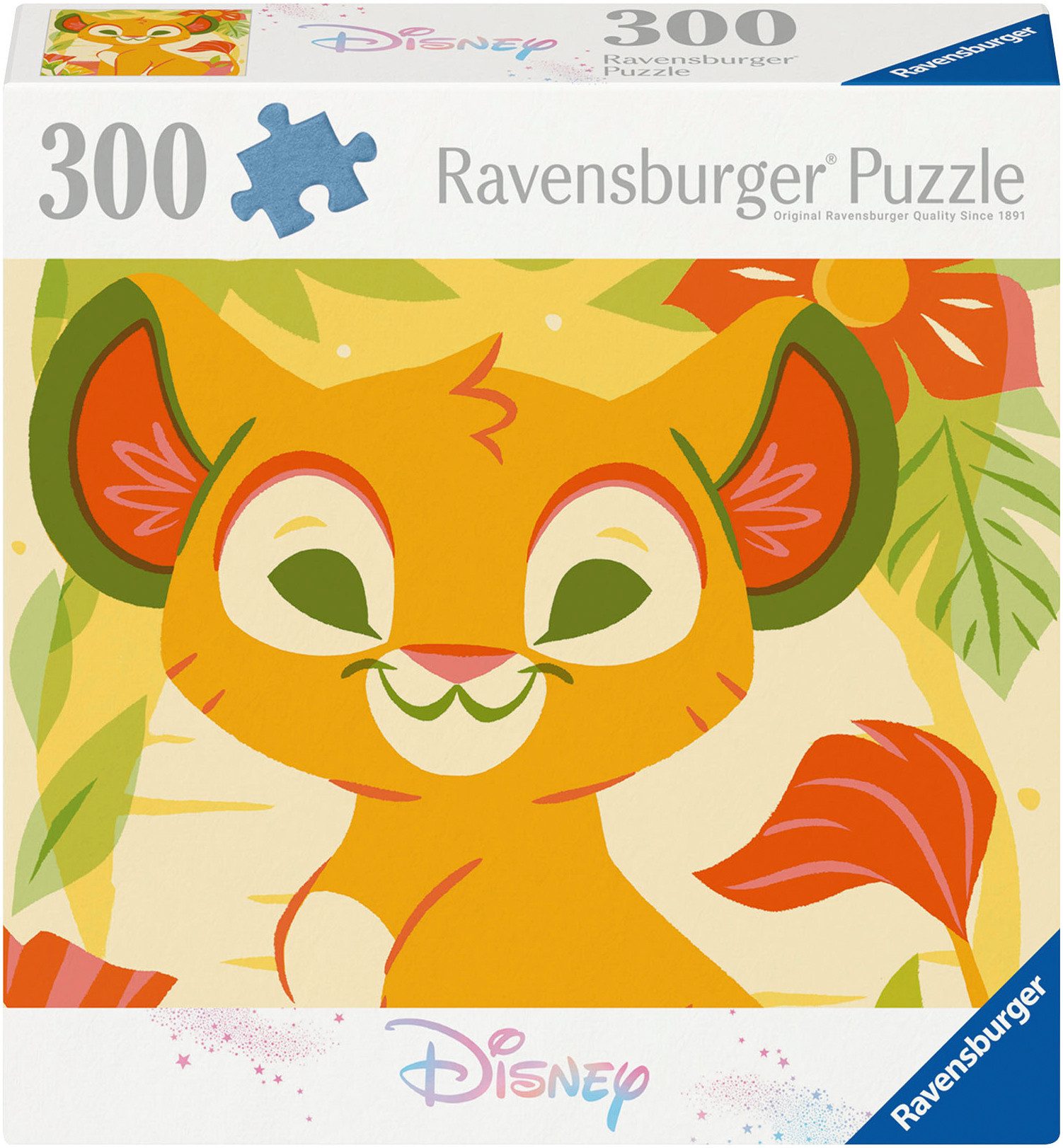 Ravensburger Пазлы Disney Classics, Simba, 300 Пазлыteile, Made in Europe
