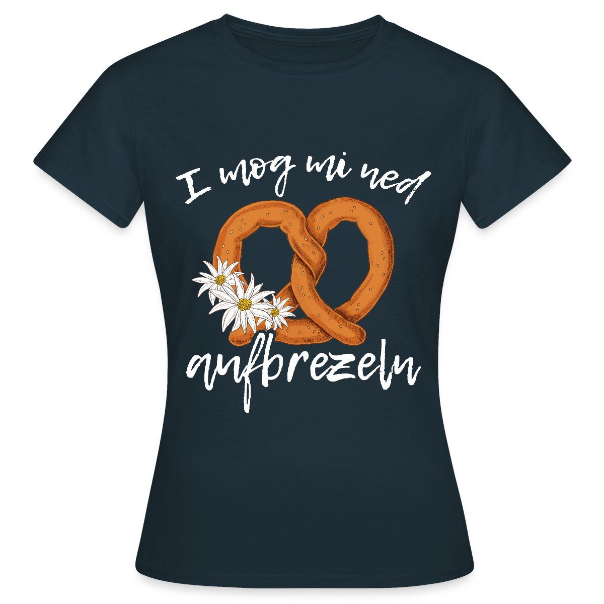 Spreadshirt T-Shirt I Mog Mi Ned Aufbrezeln Wiesn Spruch Frauen T-Shirt (1- günstig online kaufen