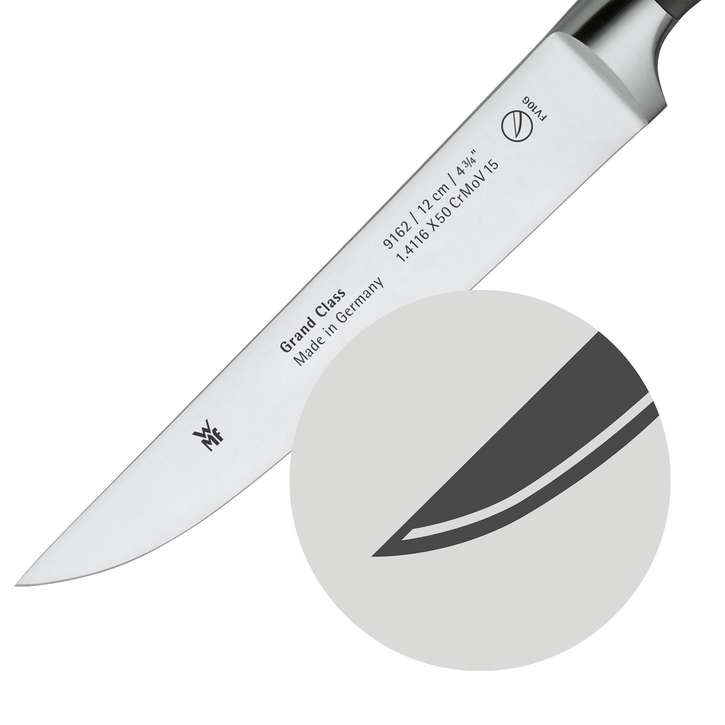 WMF Universalküchenmesser Grand Class, langanhaltende Schärfe, handgeschmiedeter Spezialklingenstahl