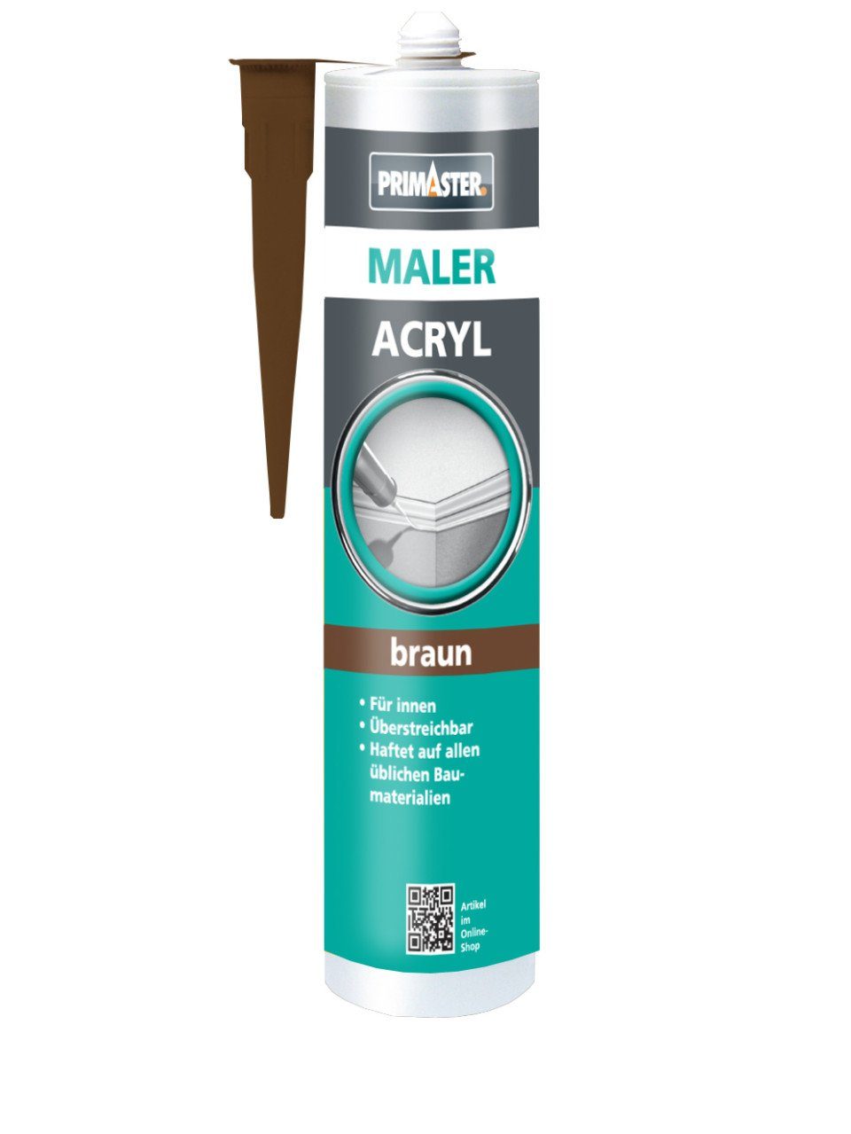 Silikon Primaster Maler Acryl braun 310 ml
