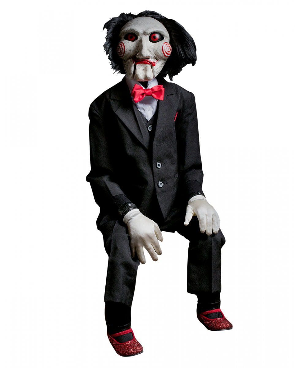Horror-Shop Dekofigur SAW Billy Puppe 105cm für Fans & Sammler