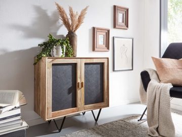 KADIMA DESIGN Kommode Sideboard aus Mangoholz – Stauraum für kleine Räume