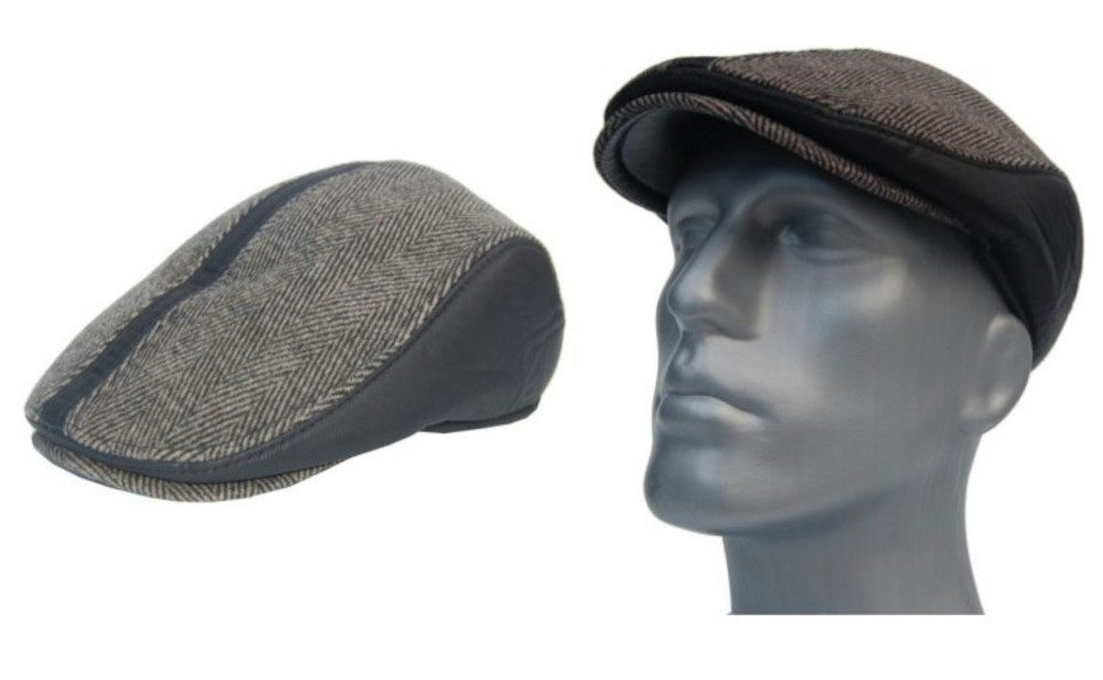 Cool4 Schiebermütze HERBST WINTER FLATCAP LEDER günstig online kaufen