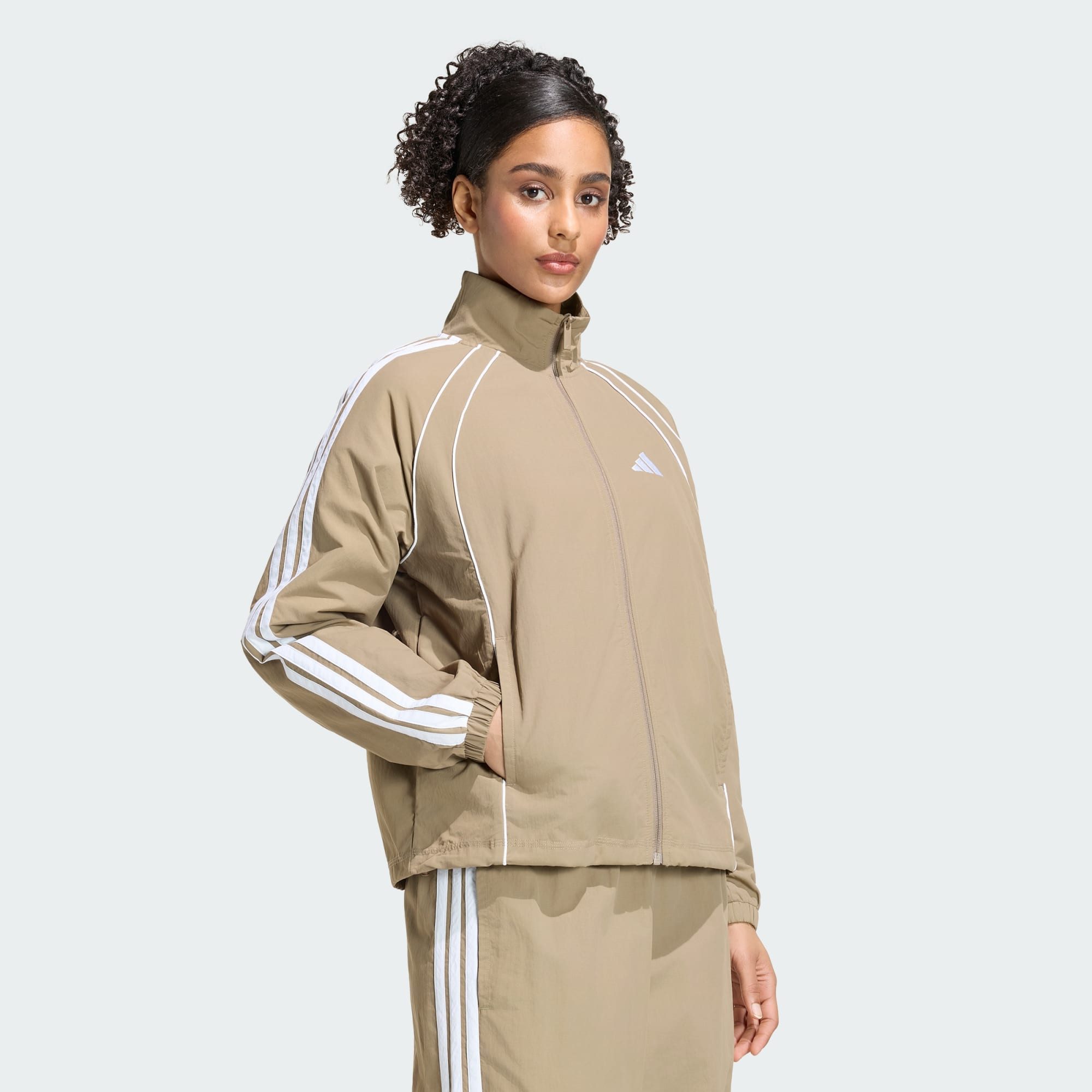 adidas Sportswear Trainingsjacke ICONIC TRAININGSJACKE, GEWEBT, 3-STREIFEN (1-St)