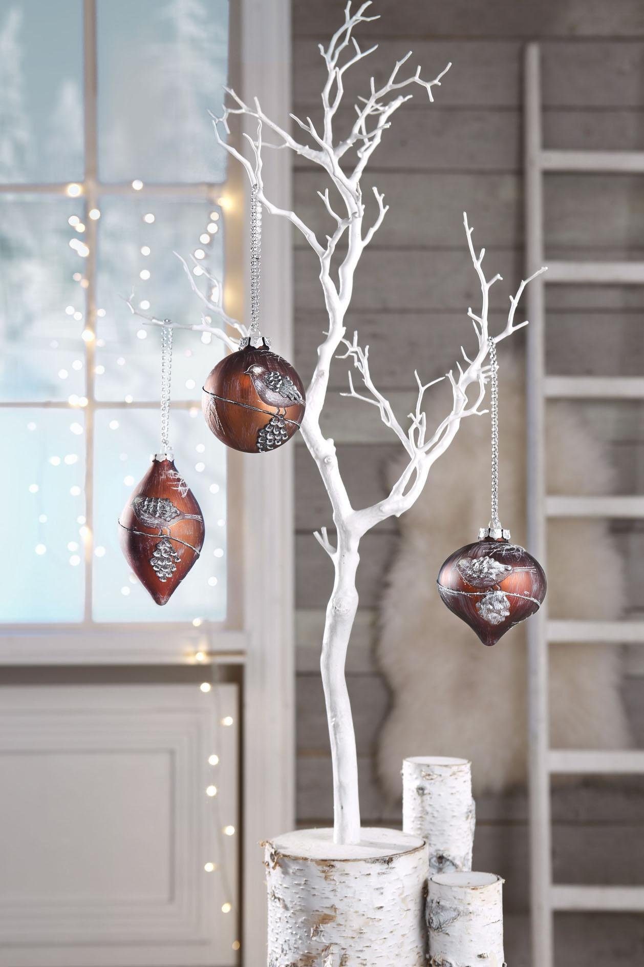 Winterliche Kunstpflanze Weihnachtsdeko Zweig, OTTO home, Höhe 73 cm, Deko-Ast
