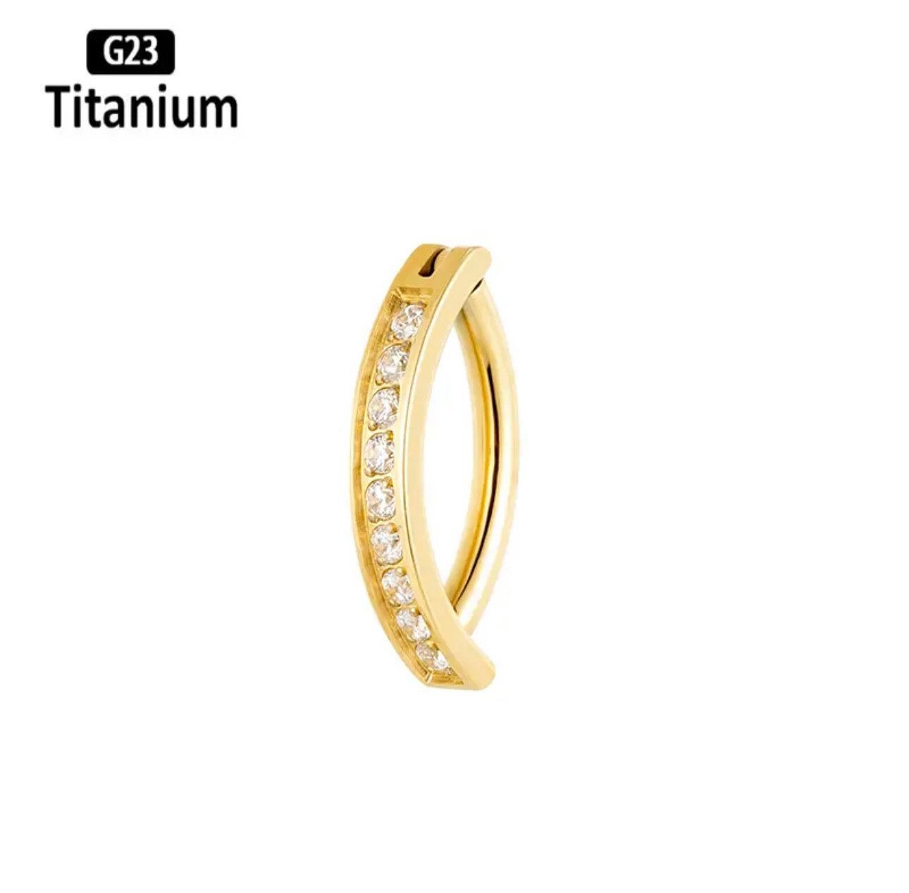 Karisma Schmuck Bauchnabelpiercing Top Down Titan G23 Bananabell Weiss Zirk günstig online kaufen
