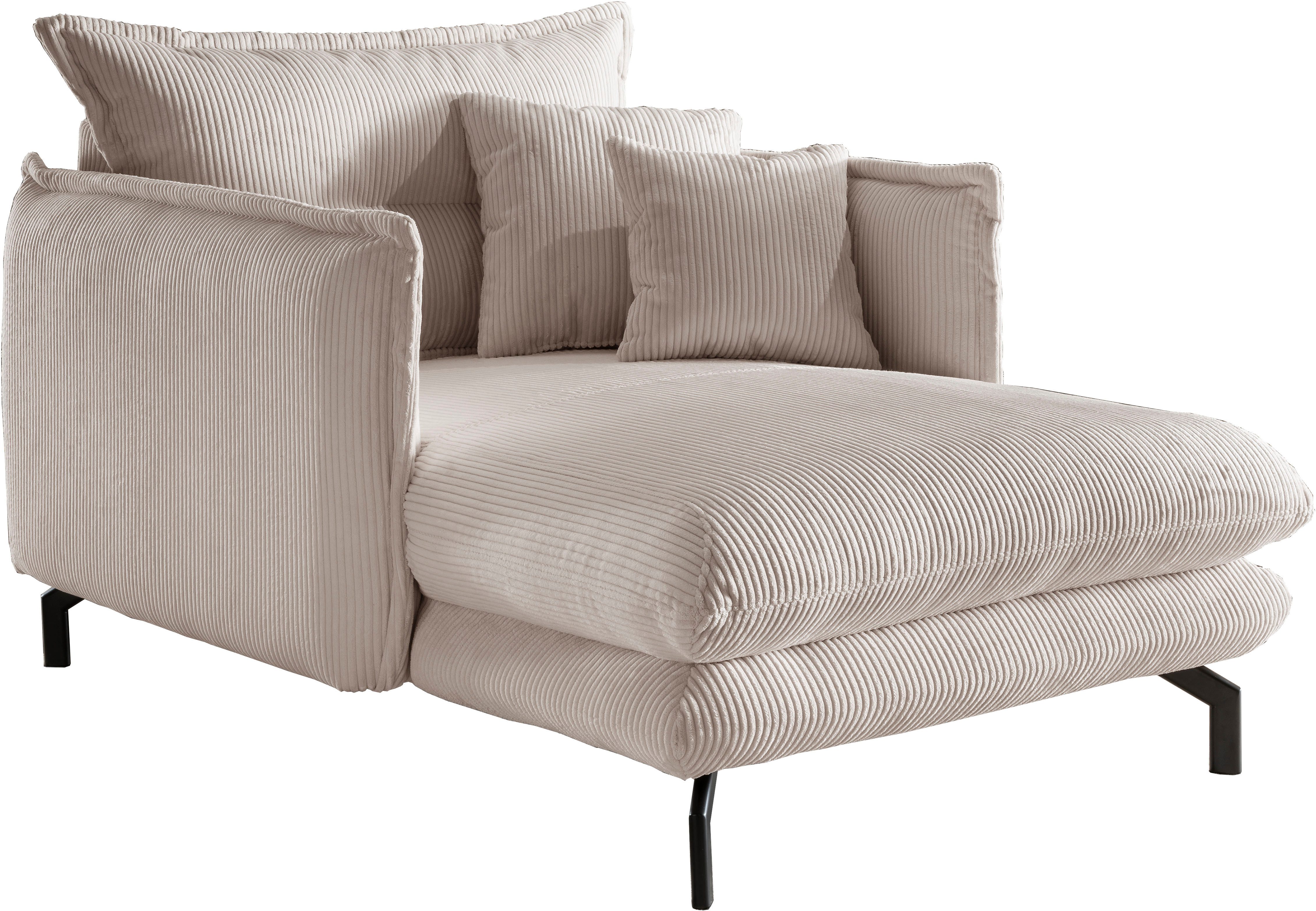 Home affaire Loveseat LAVA Mega Ohrenbacken Sessel, modern & elegant, aktuelle Kissenoptik