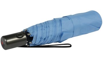 Knirps® Taschenregenschirm Slim Duomatic, leicht kompakt mit Auf-Zu-Automatik, mit UV-Schutz - einfarbig ice