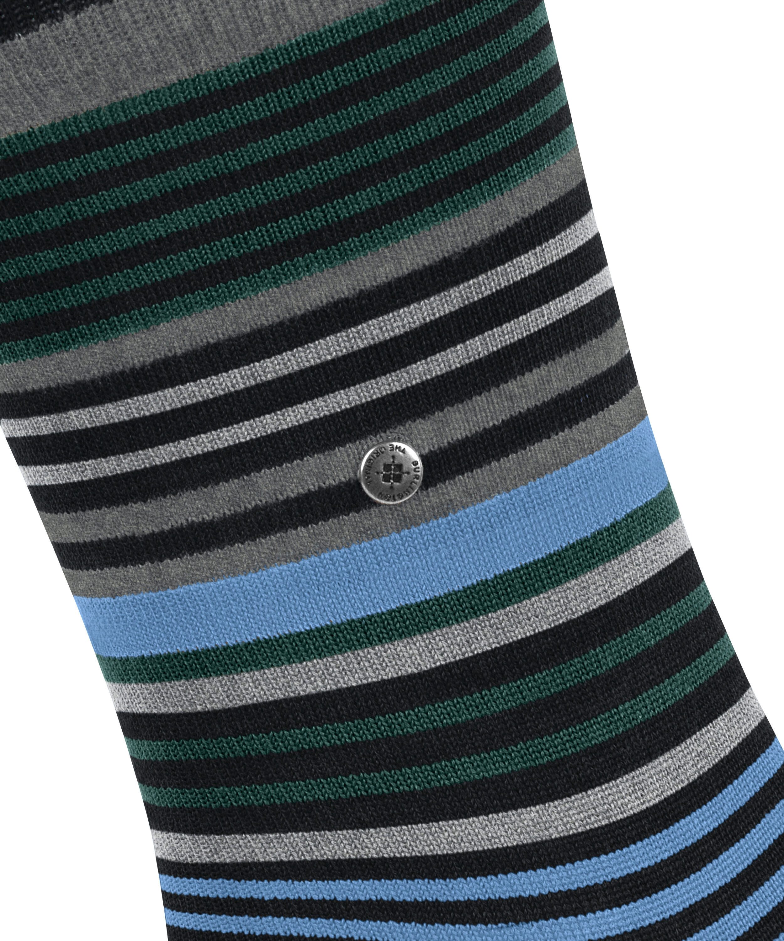 Burlington Socken Stripe (1-Paar) mit hohem Schurwoll-Anteil