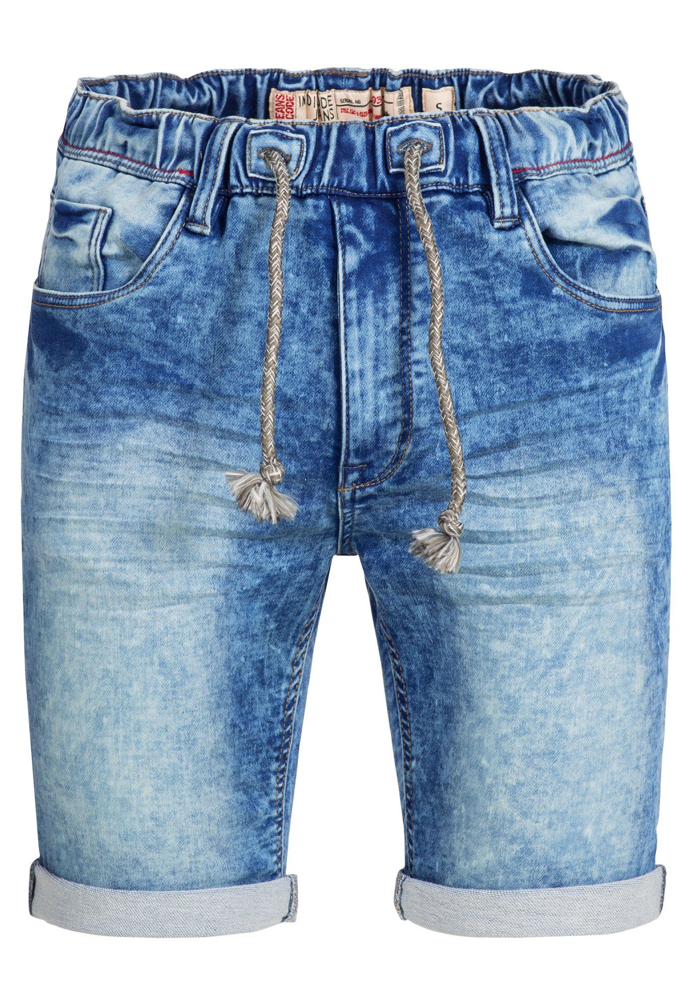 Jeansshorts Denim Kadin Blue Indicode