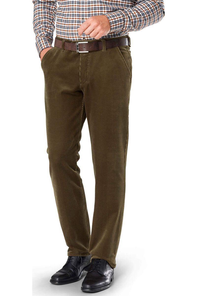 Cordhose Stretch-Cord-Hose oliv Garvey