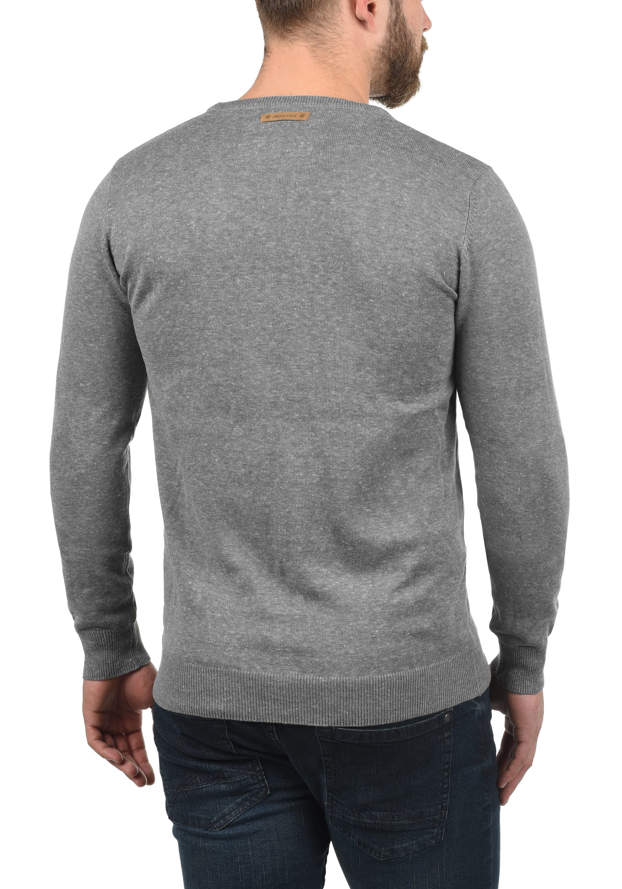 Indicode Strickpullover IDDemarcus Strickpulli mit Brusttasche