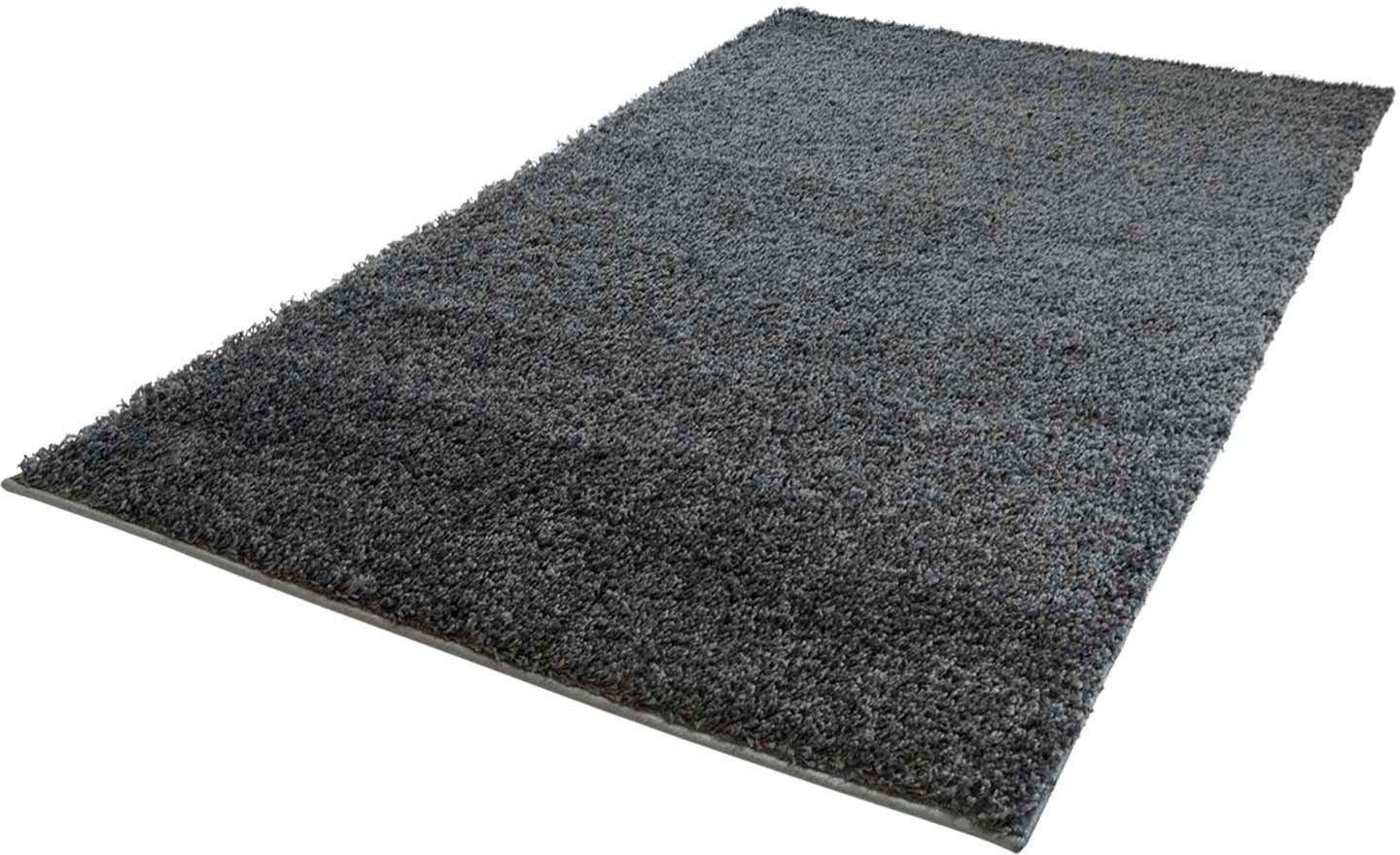 Carpet City Hochflor-Teppich Shaggi uni 500, rechteckig, Höhe: 30 mm, Läufe günstig online kaufen