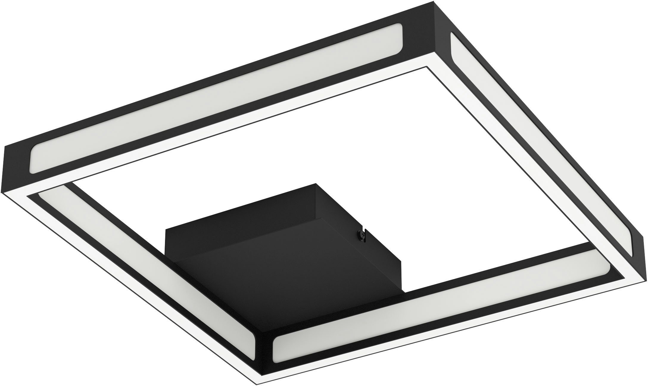 LED Warmweiß aus EGLO - integriert, Warmweiß, - Deckenleuchte in schwarz 2,8W ALTAFLOR, Stahl Deckenleuchte fest