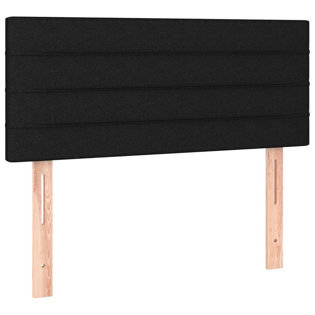 vidaXL Kopfteil Kopfteil Schwarz 80x5x78/88 cm Stoff, (1 St)