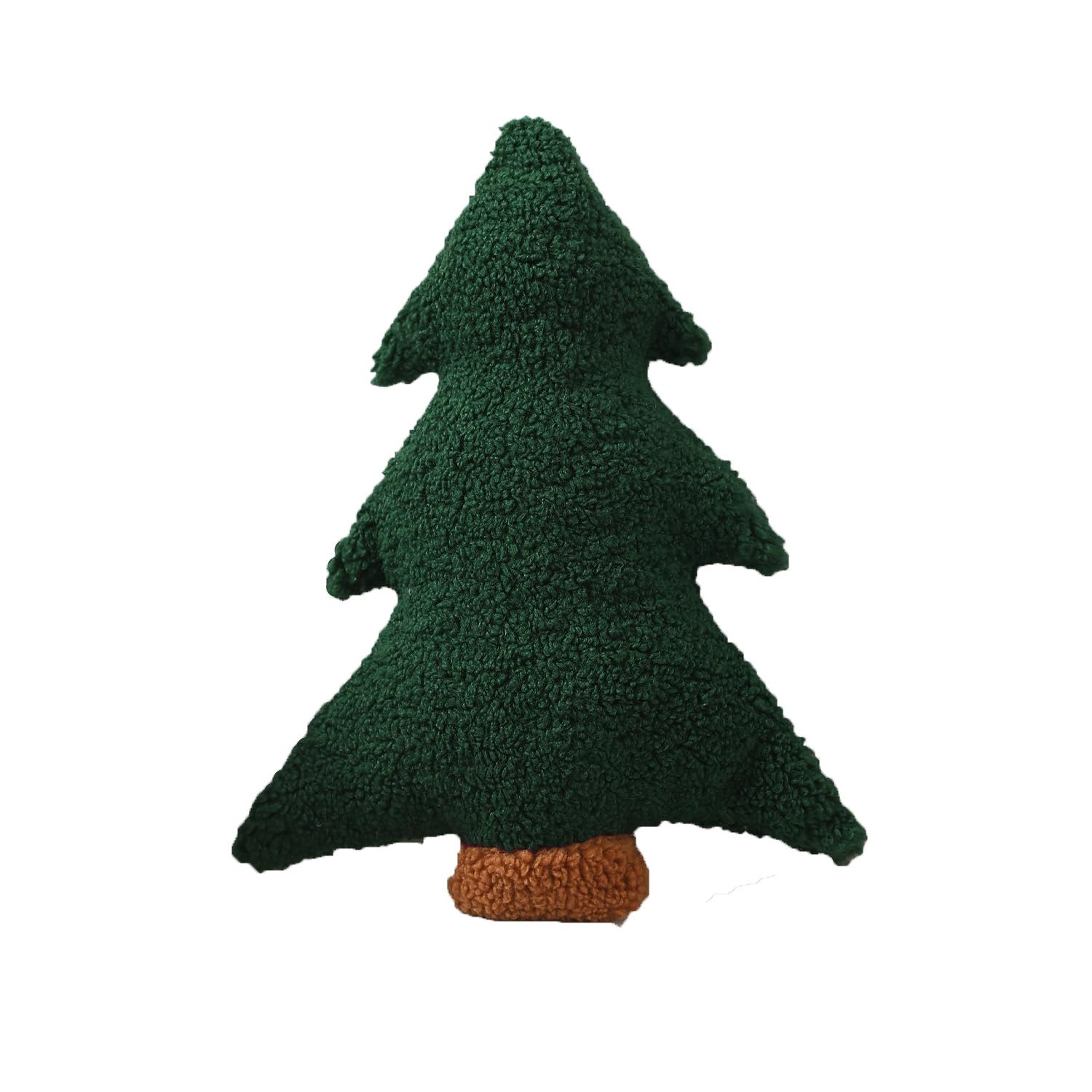 CLTYQ Dekokissen Weihnachtsbaum-Kissen-weihnachtsbaumförmige Plüschkissen,30 x 25 cm, Weihnachtsdekorationen, geeignet für Partys, Zuhause, Sofa und Bett.