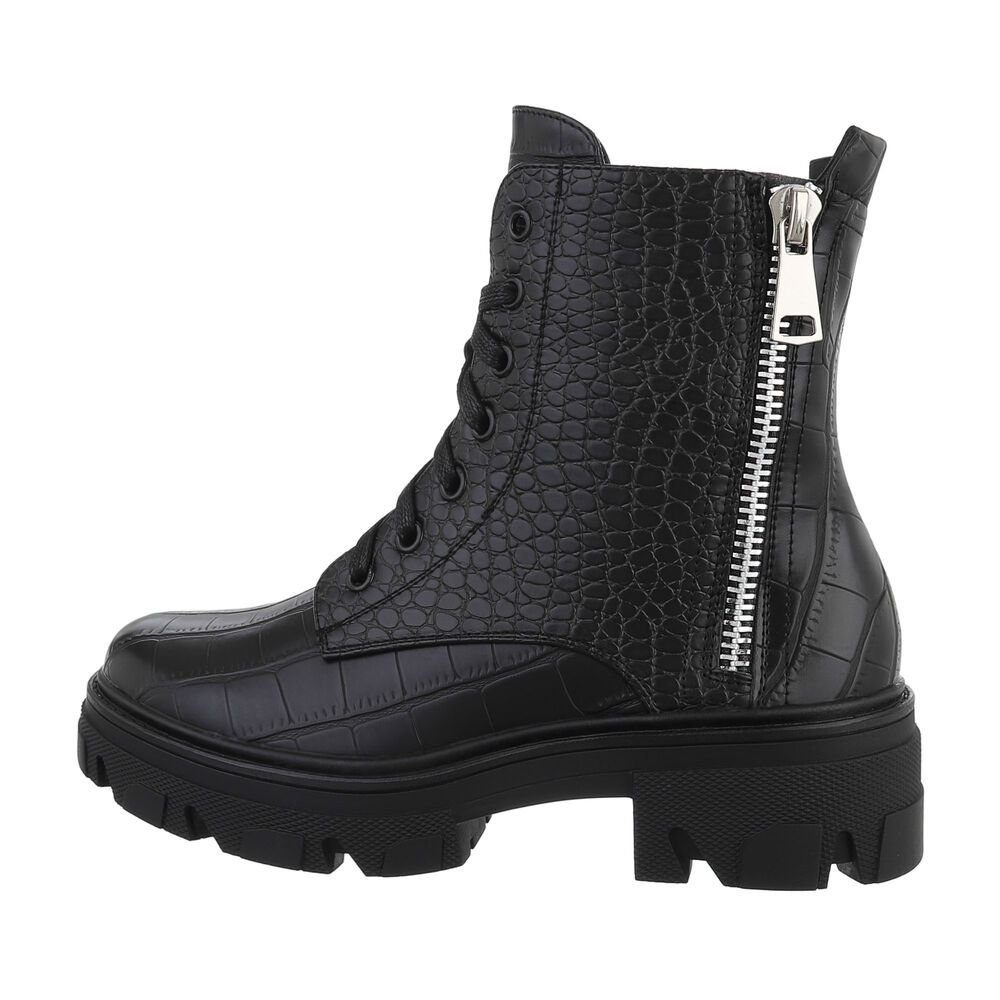 Ital-Design Damen Schnürschuhe Biker Westernstiefelette (71547393) günstig online kaufen