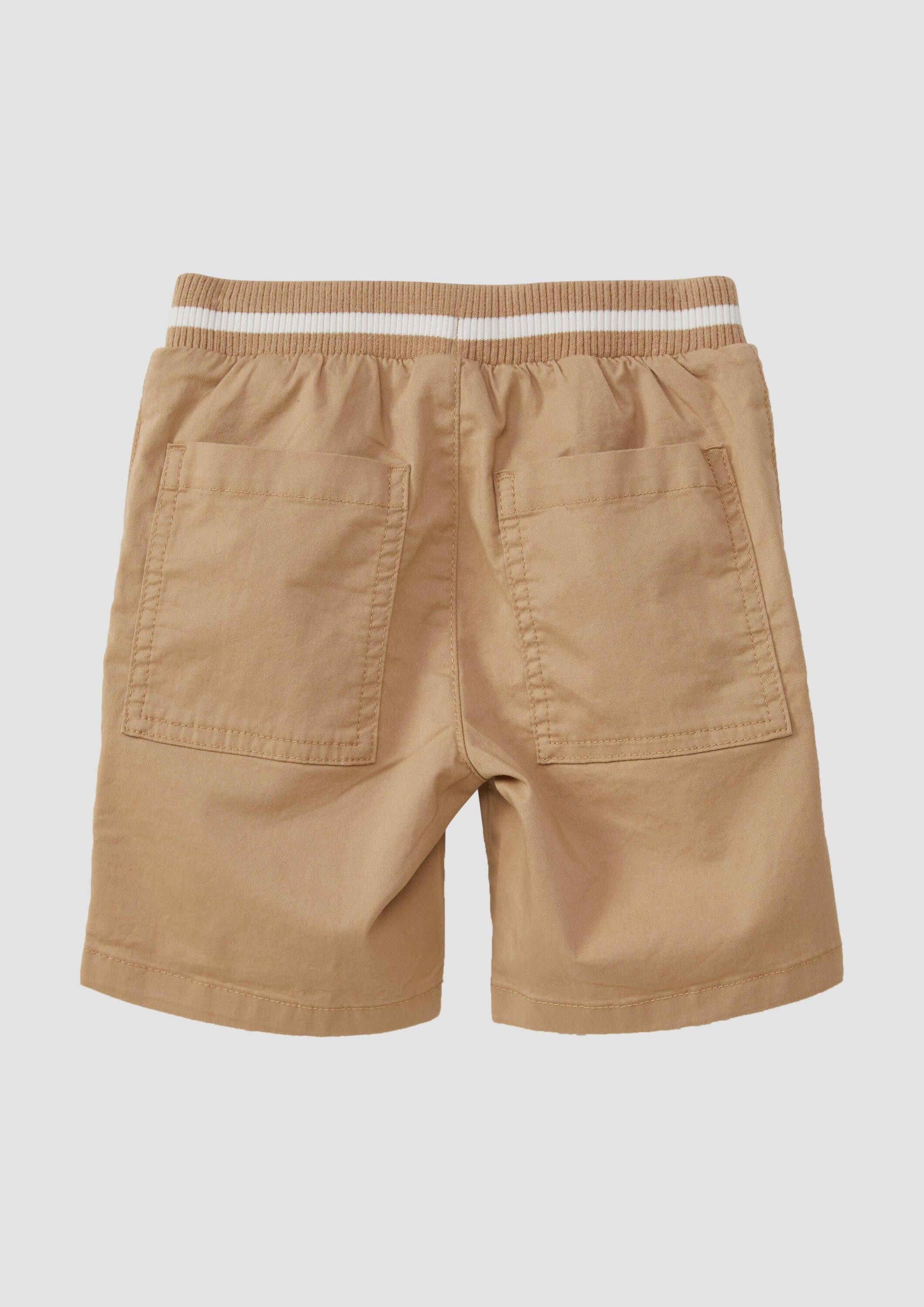 s.Oliver Shorts Hose PELLE Bermuda aus Baumwollstretch mit Rippbund