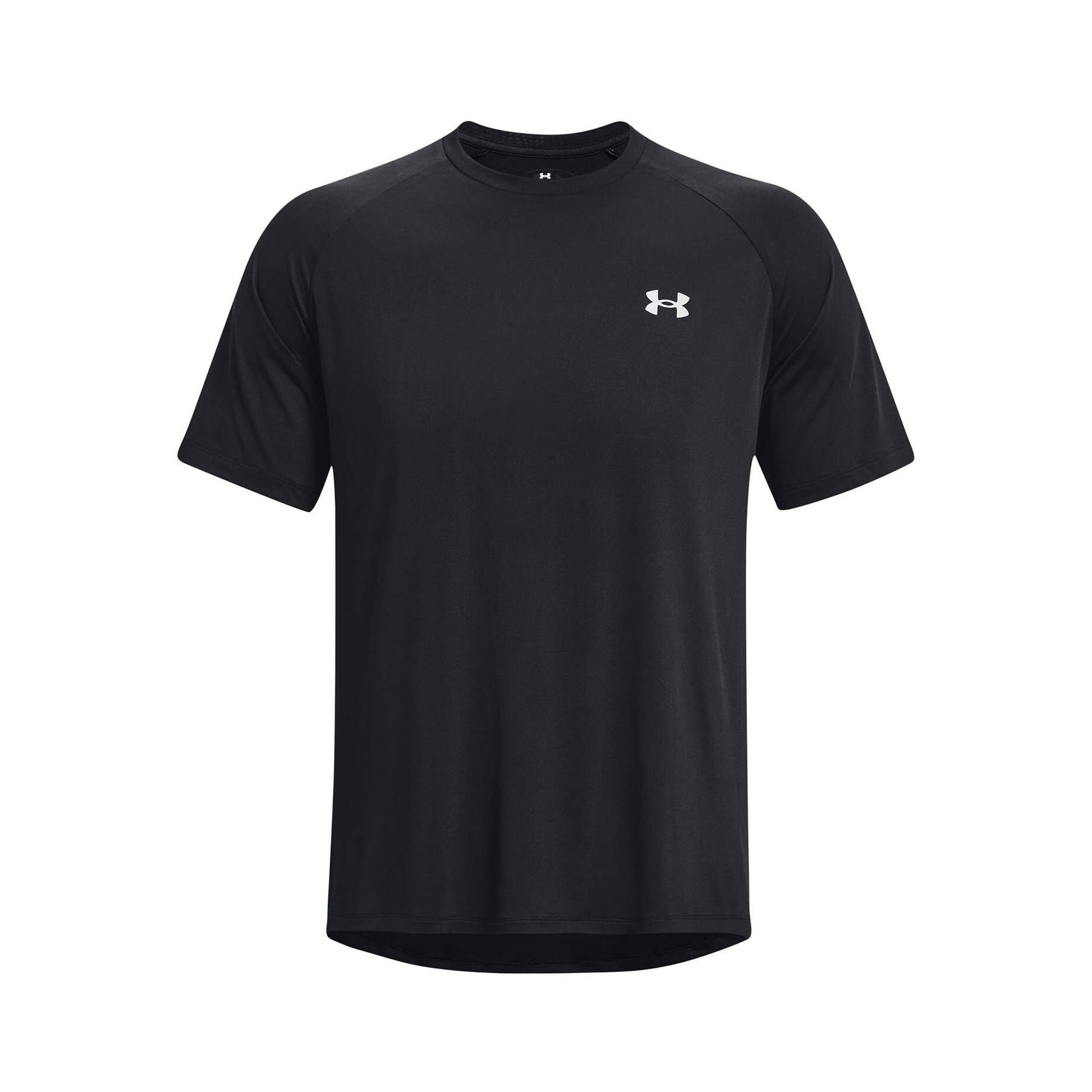 Under Armour® Trainingsshirt Herren Sportshirt TECH REFLECTIVE (1-tlg) schwarz (200)