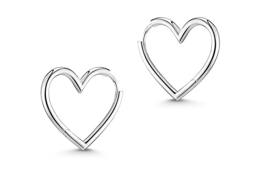 Silberkettenstore Creolen-Set Herz-Creolen 15mm - echt 925 Silber günstig online kaufen