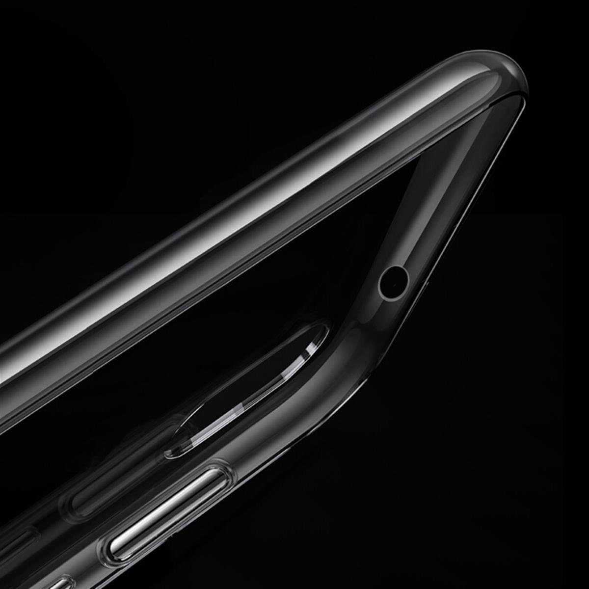 CoverKingz Handyhülle Xiaomi Mi 8 Handy Hülle Silikon Case Cover Schutzhülle transparent
