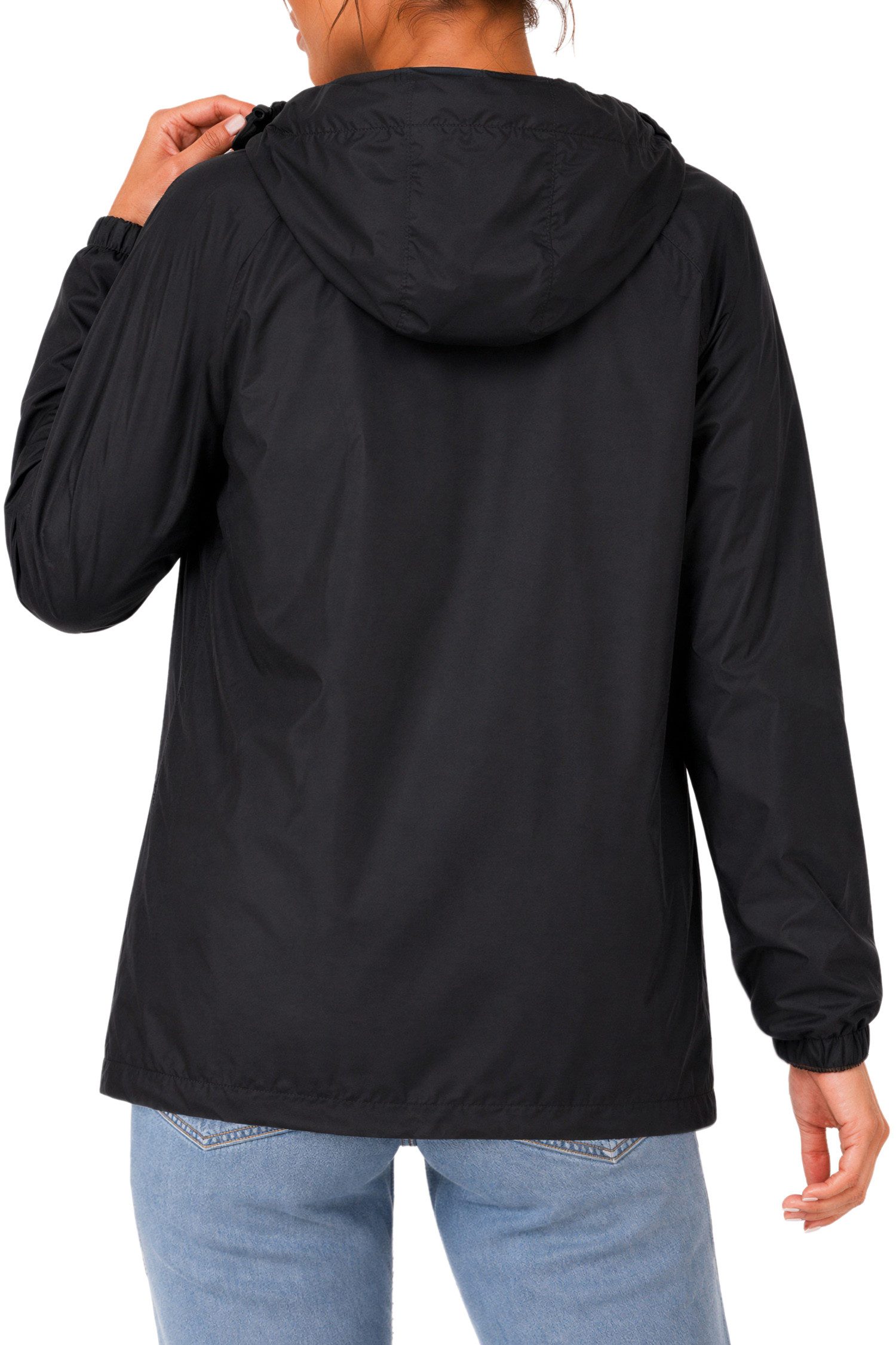 Reichstadt Allwetterjacke Damen Relaxed Fit Übergangsjacke Windbreaker 24RSW054 100% wasserfeste Damen-Regenjacke