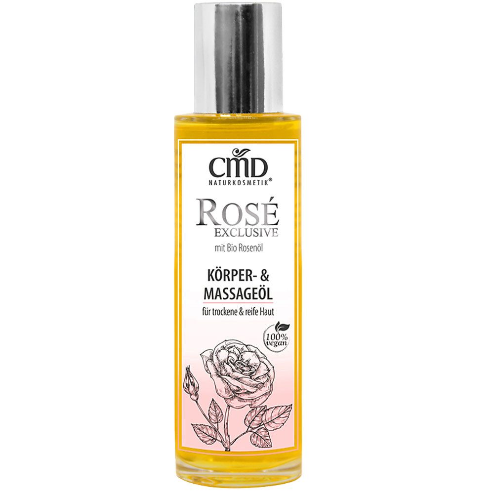 CMD Naturkosmetik Massageöl Rosé Exclusive, 100 ml