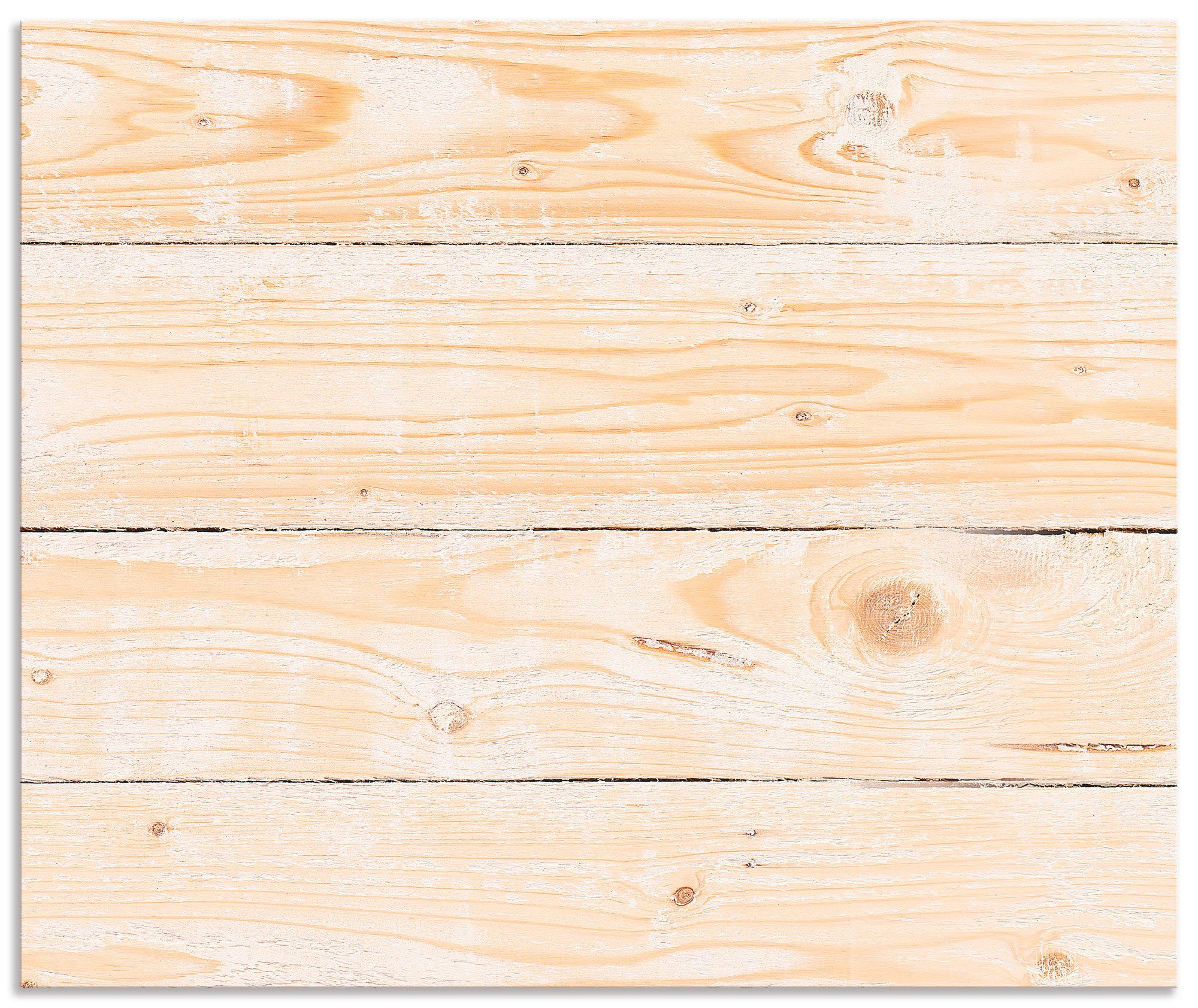 Küchenrückwand Klebeband, Artland Alu einfache (1-tlg), Holzstruktur, mit Spritzschutz Montage