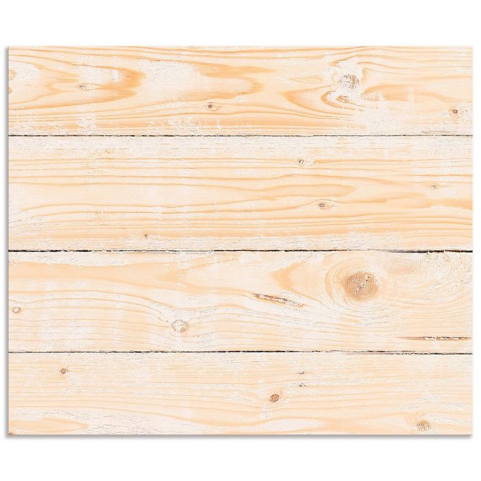 Artland Küchenrückwand Holzstruktur (1-tlg) Alu Spritzschutz mit Klebeband einfache Montage