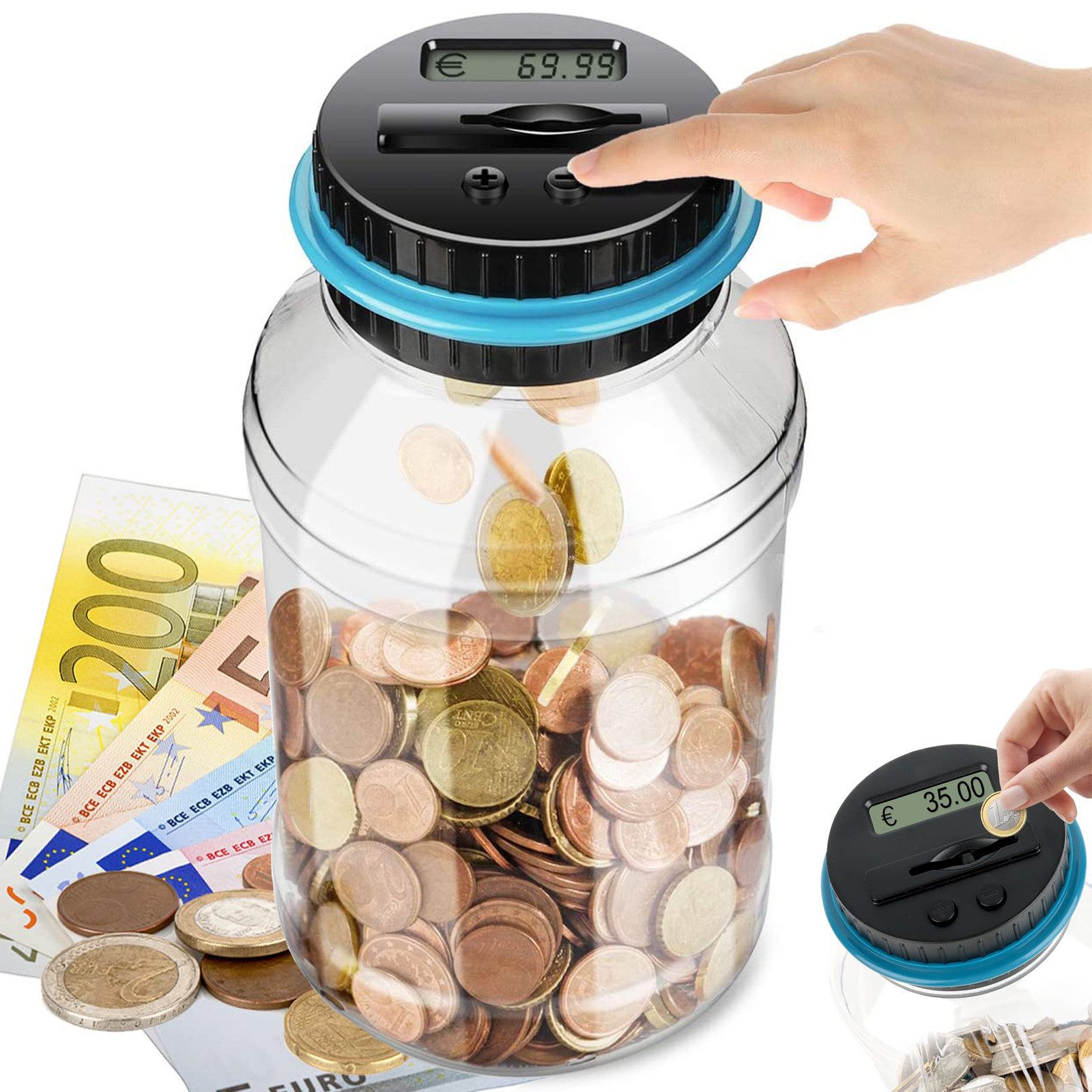 BlingBin Spardose Digitale Spardose mit Automatischer günstig online kaufen