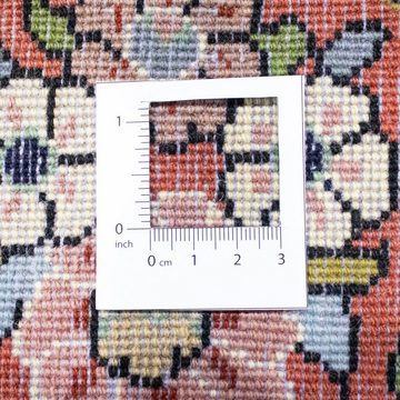 Wollteppich Sarough Teppich handgeknüpft dunkelblau, morgenland, rechteckig, Höhe: 9 mm