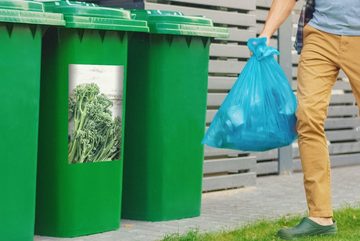 MuchoWow Wandsticker Ein Bündel Bimi-Gemüse (1 St), Mülleimer-aufkleber, Mülltonne, Sticker, Container, Abfalbehälter
