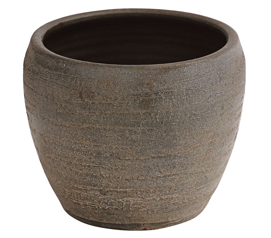 Dehner Blumentopf Kenia, Keramik, braun, handgefertigter günstig online kaufen