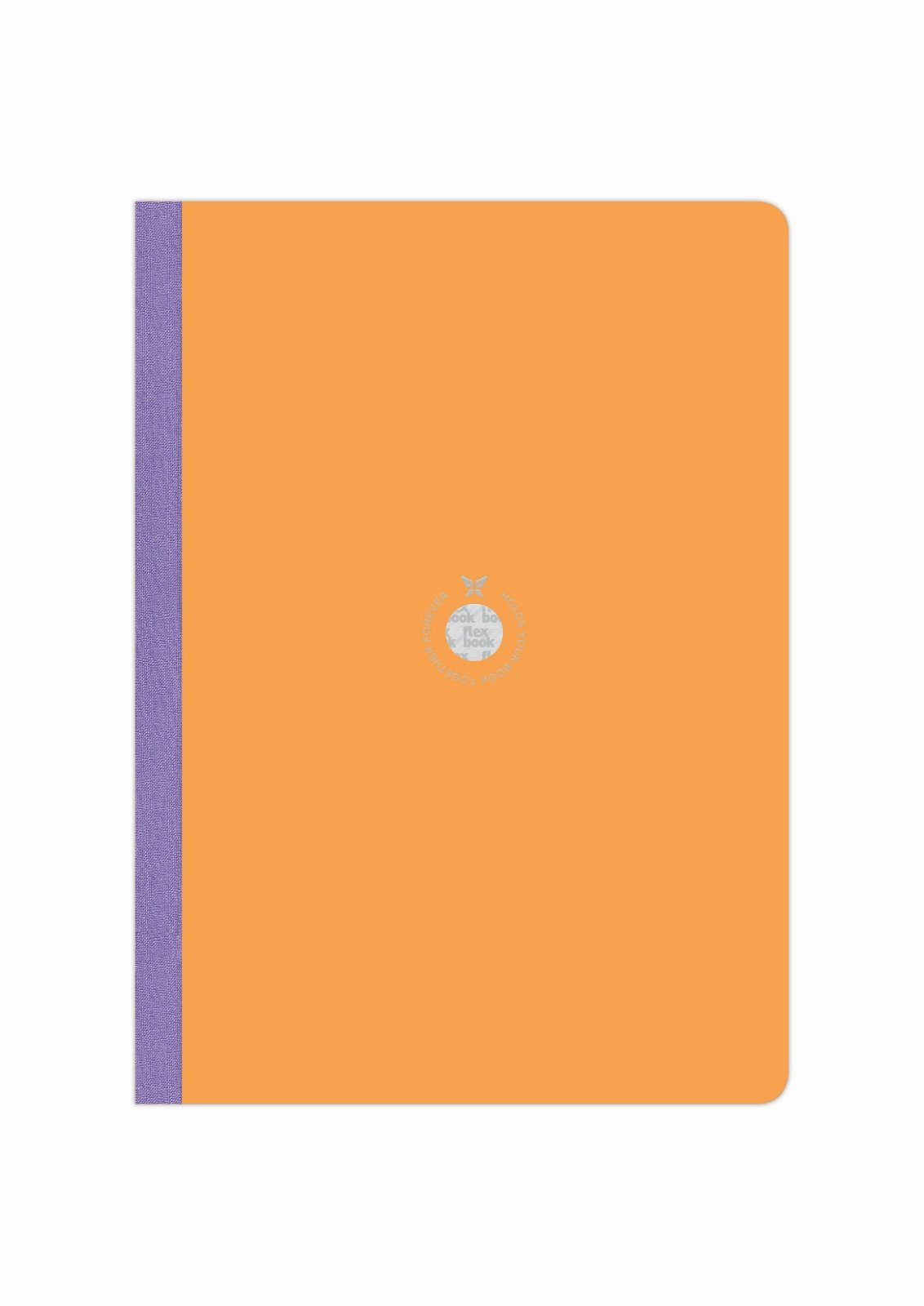 Flexbook Notizbuch Flexbook Smartbook Liniert 160 Seiten Ökopapiereinband viele Größen/Fa Orange 21*29 cm