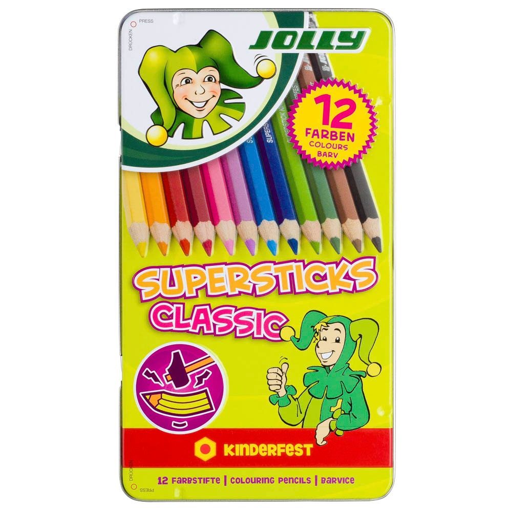 JOLLY Buntstift JOLLY SUPERSTICKS CLASSIC KINDERFEST