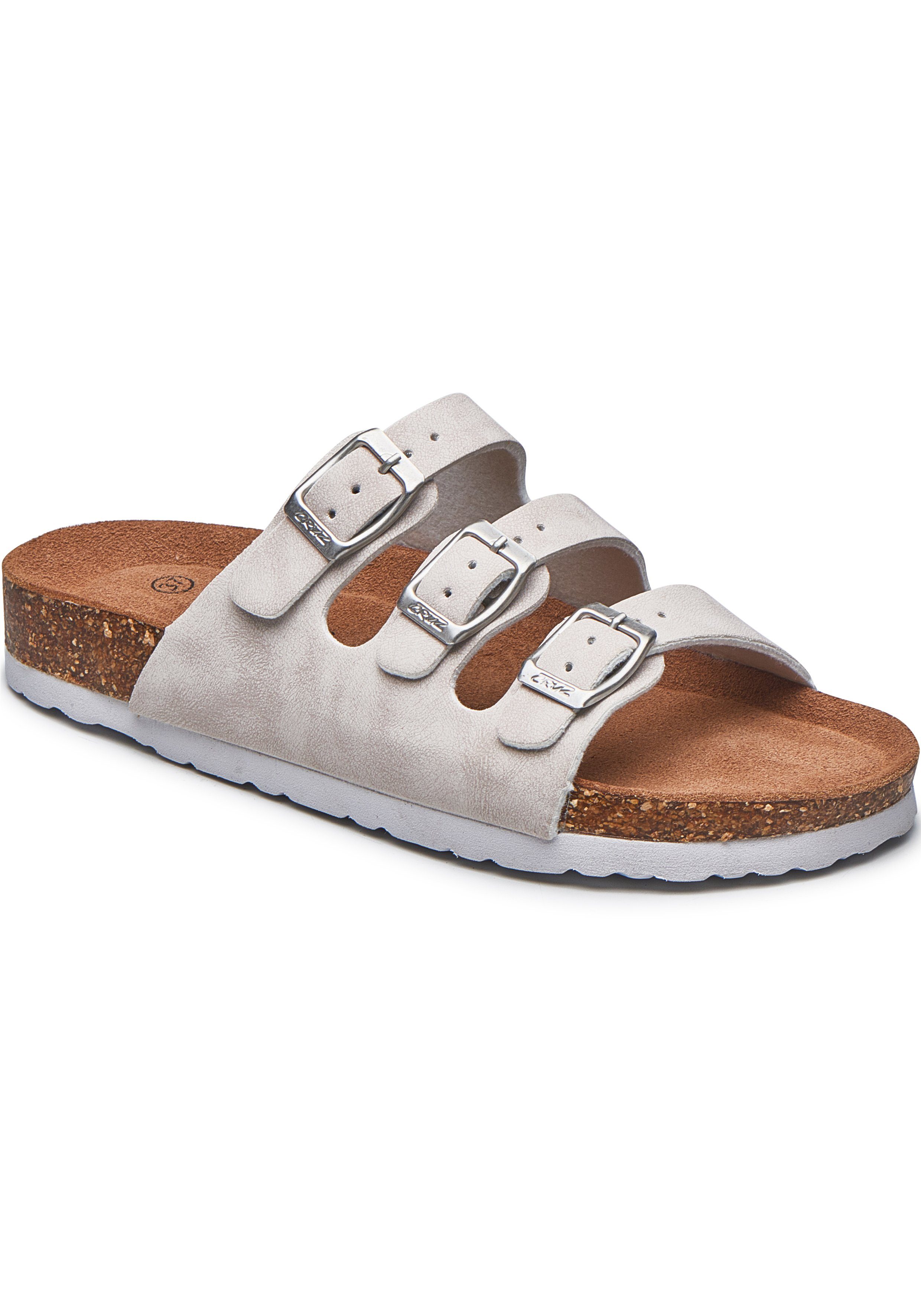 CRUZ SANTA Sandale mit Kork- und Naturkautschuksohle