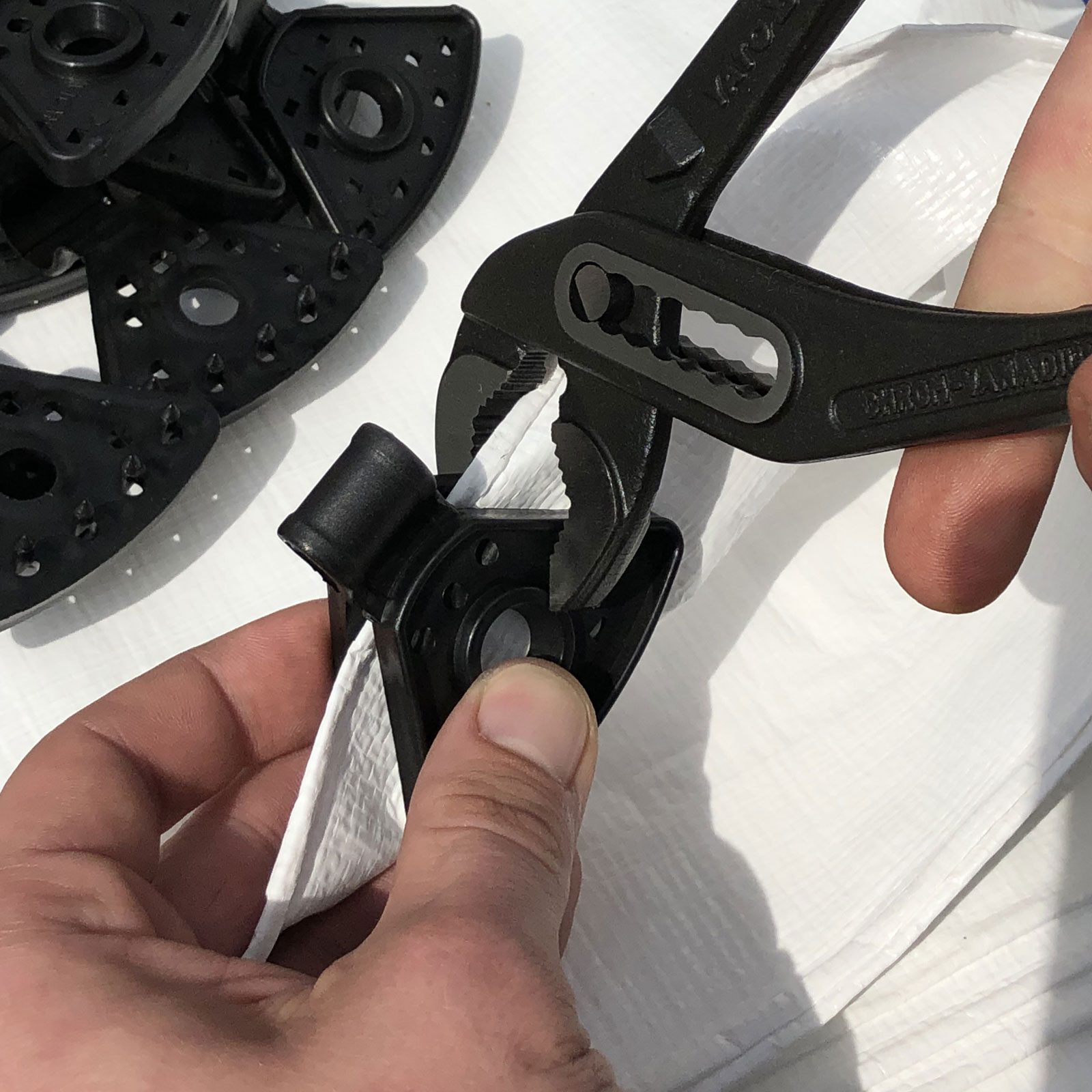 Zill Schutzplane Spezial Kunststoff-Clips schwarz 10 günstig online kaufen