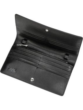 KARL LAGERFELD Clutch K/Ikonik 2.0 Leather Flap Woc