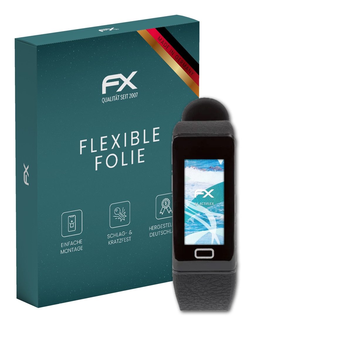 atFoliX Schutzfolie Displayschutzfolie für Silvercrest SAS 89, (3 Folien), Ultraklar und flexibel
