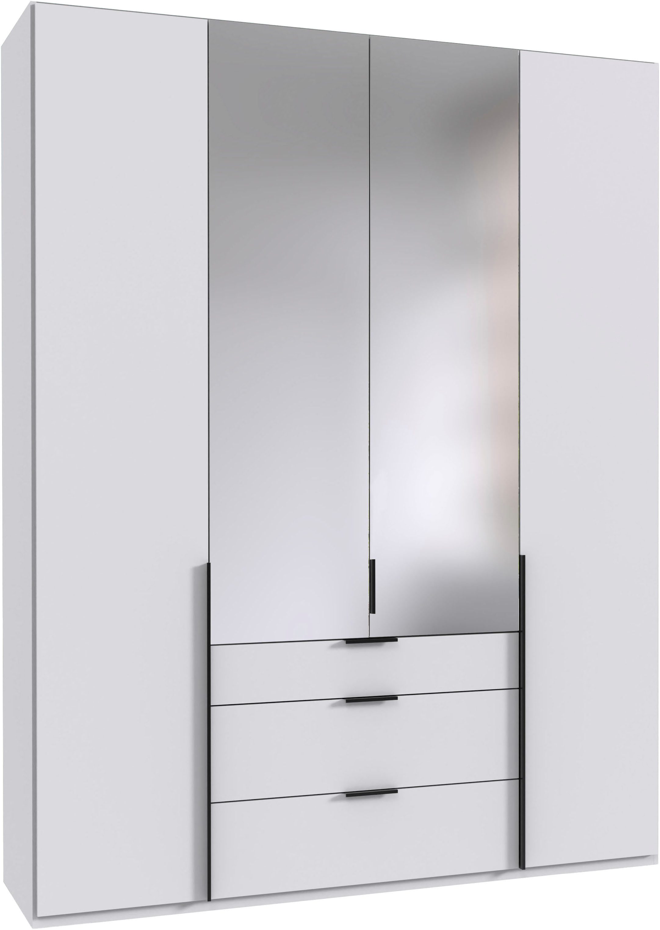Wimex Drehtürenschrank "Mugano", (mit langen oder kurzen Griffen aus Metall günstig online kaufen